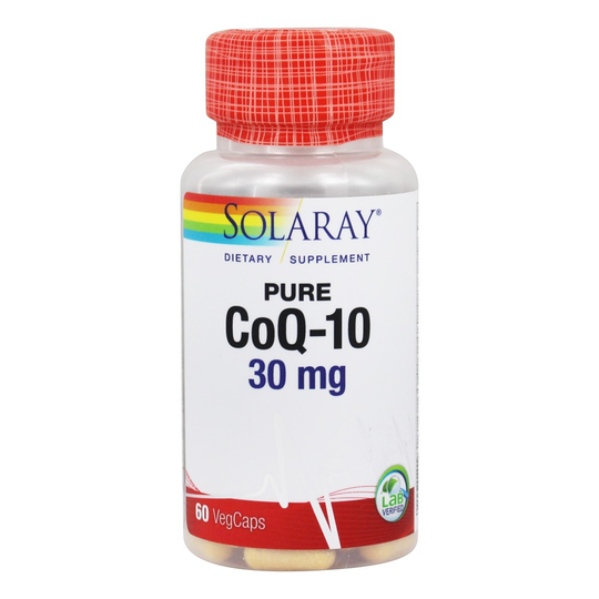 Solaray - Pure CoQ-10 30 mg. - 60 Vegetable Capsule(s)