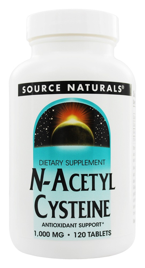 Source Naturals - N-Acetyl Cysteine 1000 mg. - 120 Tablets