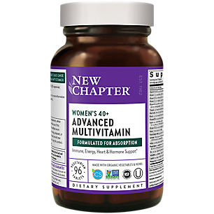 Organic Multivitamin for Every Woman II 40+ - Whole-Food Complex (96 Tablets)
