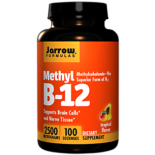 Methyl Vitamin B12 - 2,500 MCG - Tropical (100 Lozenges)