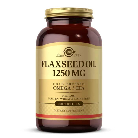 Solgar Flaxseed Oil 1250 Mg 100 Softgels