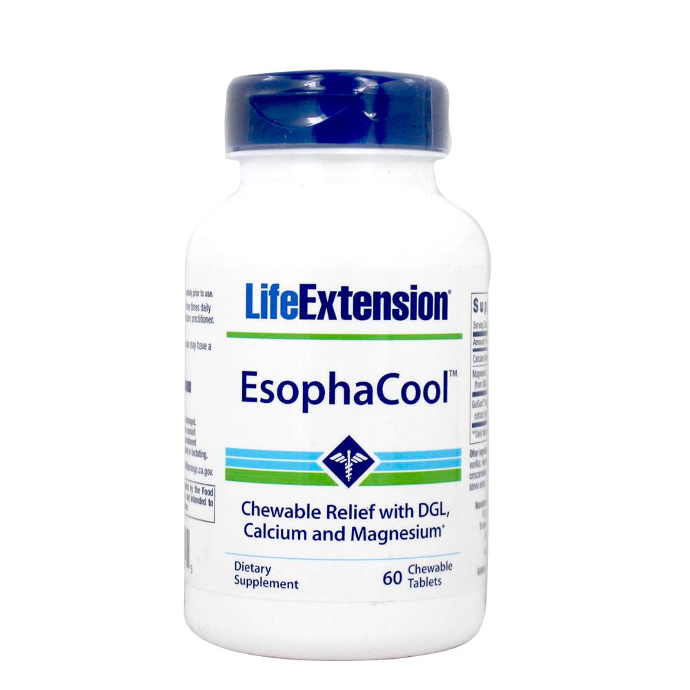 Life Extension - EsophaCool Chewable Relief - 60 Chewable Tablets