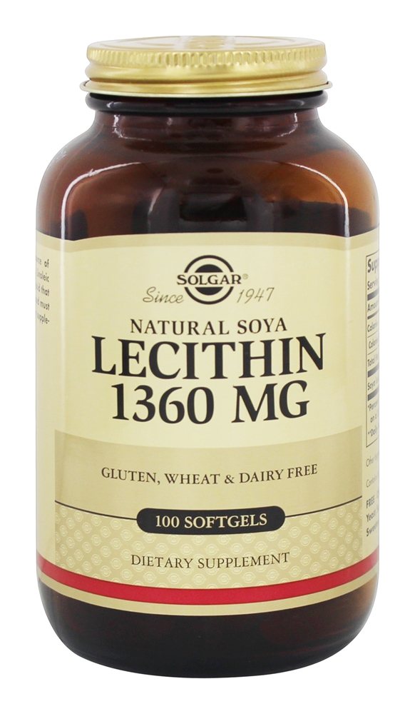 Solgar - Lecithin 1360 mg. - 100 Softgels