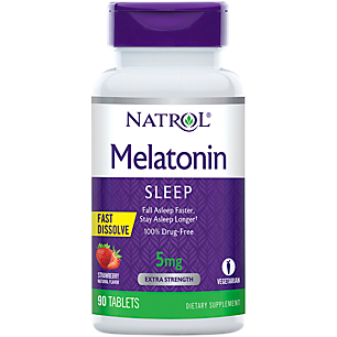 Advanced Melatonin - Fast Dissolve - Strawberry - 5 MG (90 Tablets)