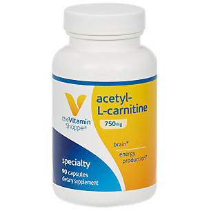 Acetyl-L-Carnitine - Supports Energy Production & Brain Health - 750 MG (90 Capsules)