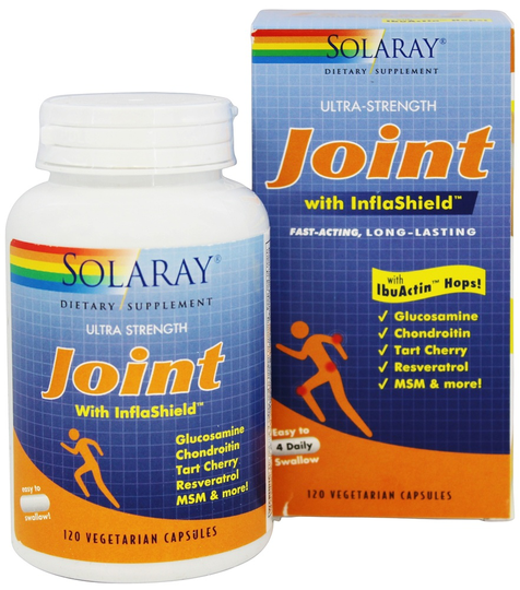Solaray - Ultra Strength Joint with InflaShield - 120 Vegetarian Capsules