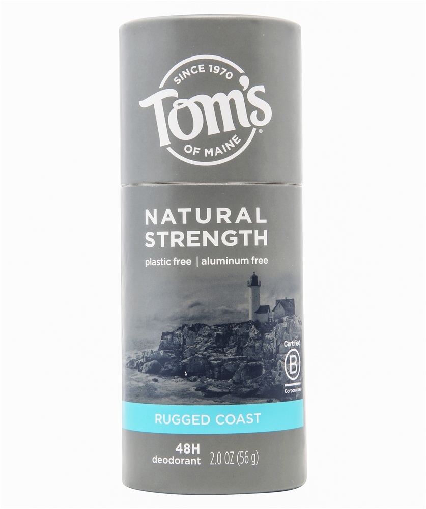 Tom's of Maine - Men's Natural Strength Aluminum-Free Deodorant Rugged Coast - 2 oz.