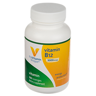 Vitamin B12 - Energy Production & Nervous System Support - 3,000 MCG (100 Lozenges)