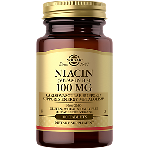 Niacin Vitamin B3 - 100 MG (100 Tablets)