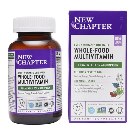 New Chapter - Every Woman's One Daily Whole-Food Multivitamin - 72 Vegetarian Tablets
