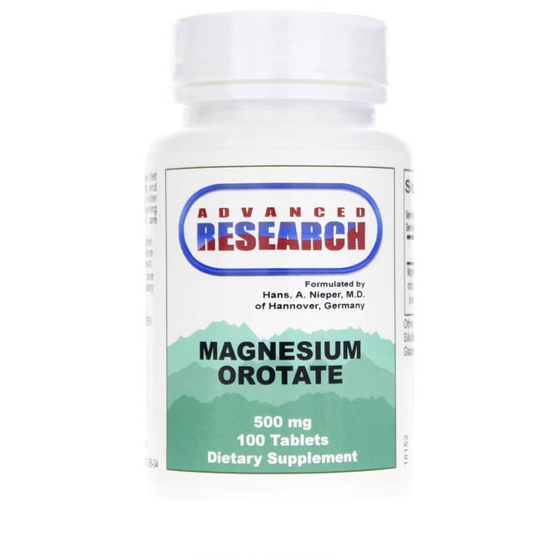 Advanced Research Magnesium Orotate 500 Mg 100 Tablets