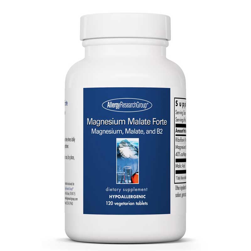 Allergy Research Group Magnesium Malate Forte 120 Tablets