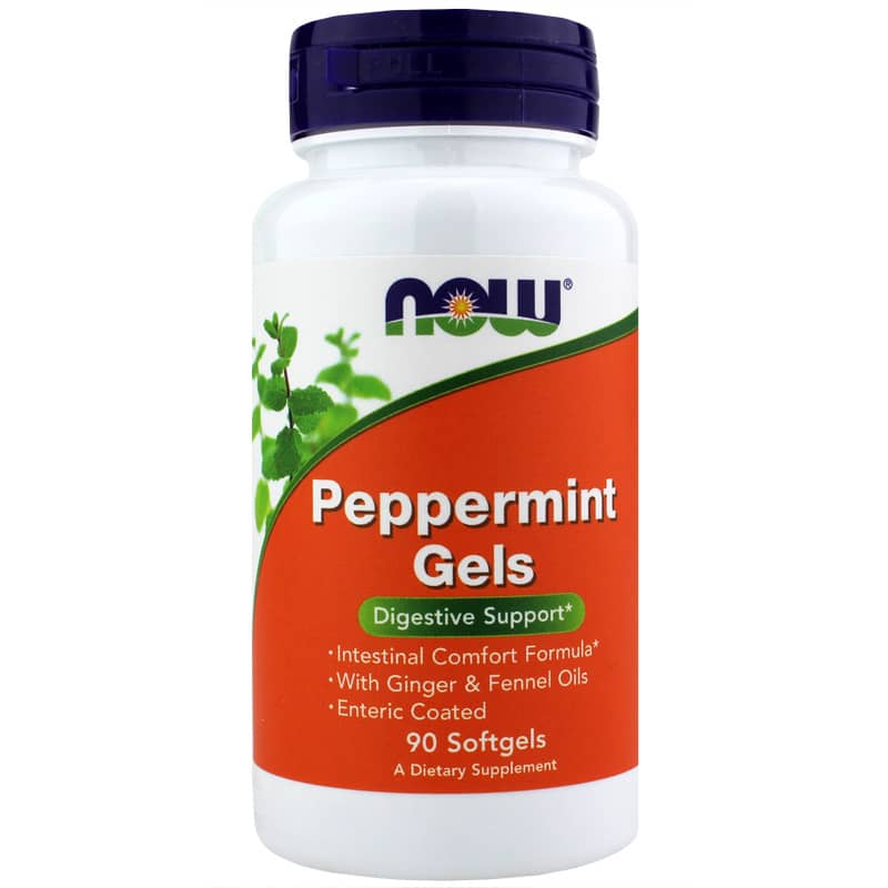 NOW Foods Peppermint Gels 90 Softgels