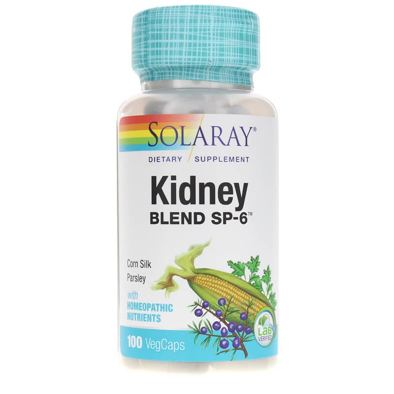 Solaray Kidney Blend Sp-6 100 Veg Capsules