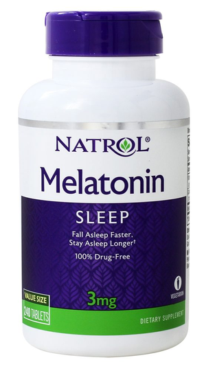 Natrol - Melatonin Sleep 3 mg. - 240 Tablets