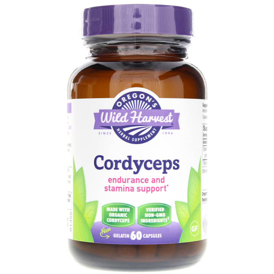 Oregons Wild Harvest Cordyceps 60 Gel Capsules
