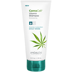 CannaCell Vitamin Shampoo with Hemp Stem Cells - Rosemary & Lemon Balm (8.5 Fluid Ounces)