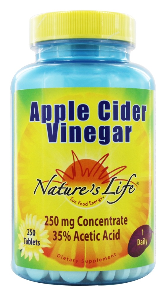 Nature's Life - Apple Cider Vinegar 250 mg. - 250 Tablets