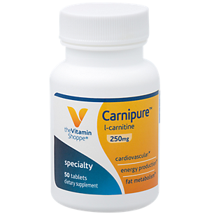 Carnipure L-Carnitine Amino Acid - 250 MG (50 Tablets)