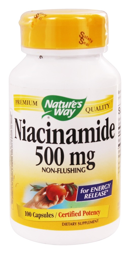Nature's Way - Niacinamide 500 mg. - 100 Capsules