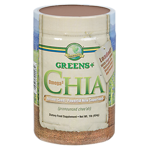 Organic Omega-3 & Chia Superfood Powder - with High-ORAC Antioxidants & Fiber (30 Servings)