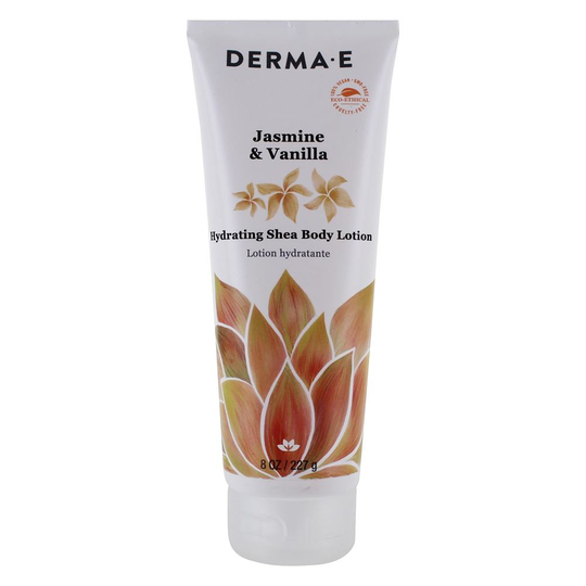 DERMA-E - Ultra Moisturizing Shea Body Lotion Jasmine & Vanilla - 8 oz.