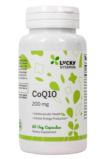 LuckyVitamin - CoQ10 200 mg. - 60 Veg Capsules