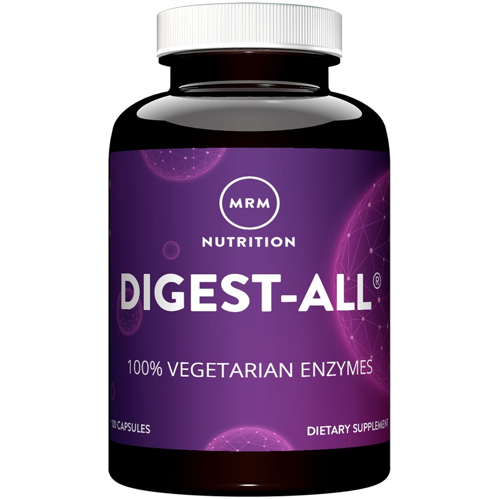 MRM Nutrition - Digest-All 100 Vegetarian Enzymes Gas & Bloating Support - 100 Vegetarian Capsules