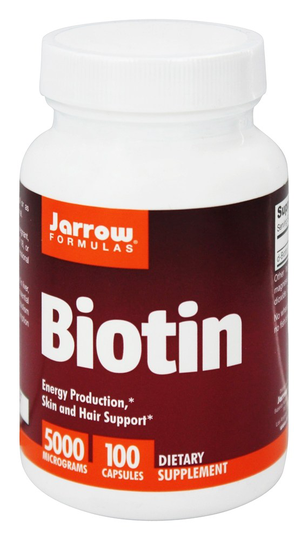 Jarrow Formulas - Biotin 5 mg. - 100 Capsules