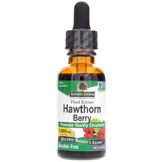 Natures Answer Hawthorn Extract Alcohol-Free 1 Oz