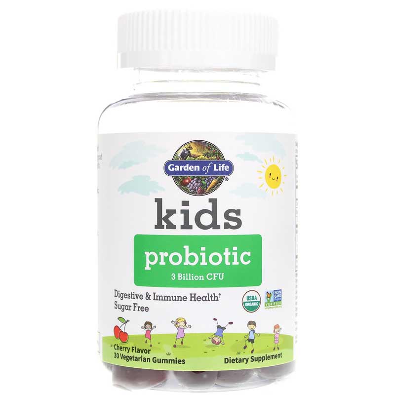 Garden of Life Kids Probiotic Gummies 3 Billion CFU 30 Veg Gummies