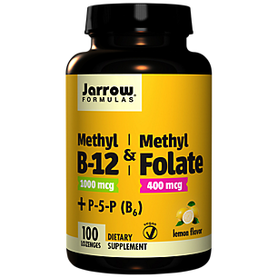 Methyl Vitamin B12 & Folate - Lemon (100 Lozenges)