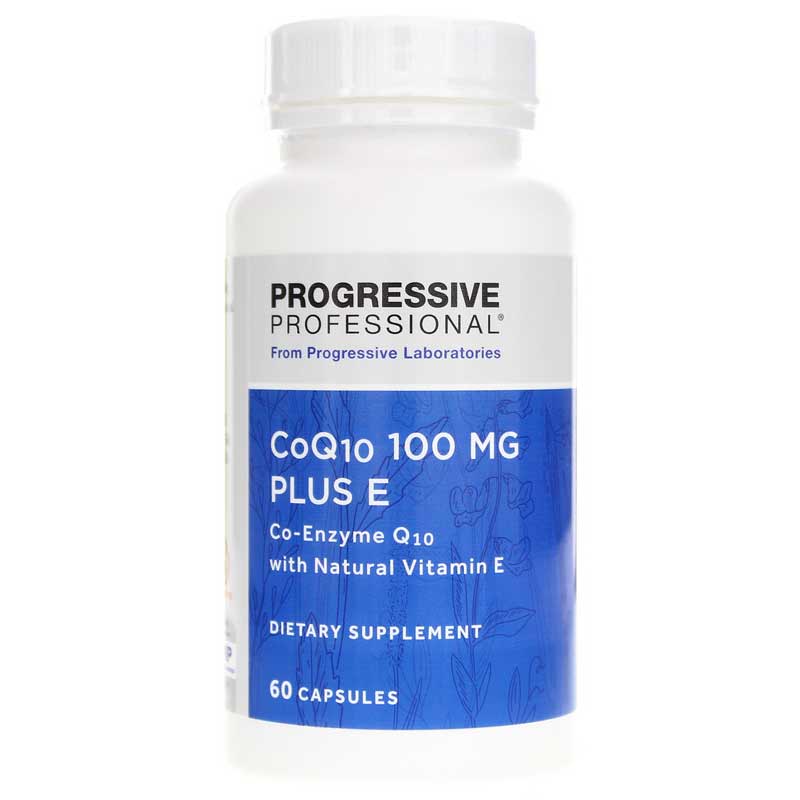 Progressive Labs CoQ10 100 Mg Plus E 60 Capsules