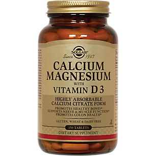 Calcium Magnesium with Vitamin D3 - Highly Absorbable (150 Tablets)