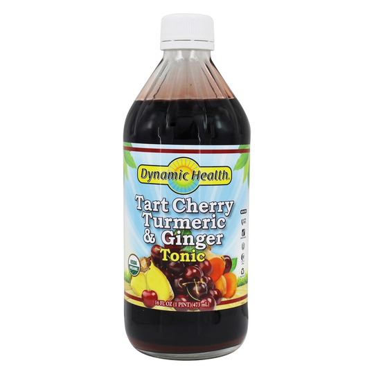Dynamic Health - Turmeric and Ginger Tonic Tart Cherry - 16 fl. oz.