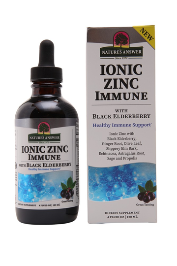 Nature's Answer - Ionic Zinc Immune with Black Elderberry - 4 fl. oz.