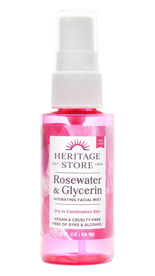 Heritage - Hydrating Facial Mist Rosewater & Glycerin - 2 fl. oz.