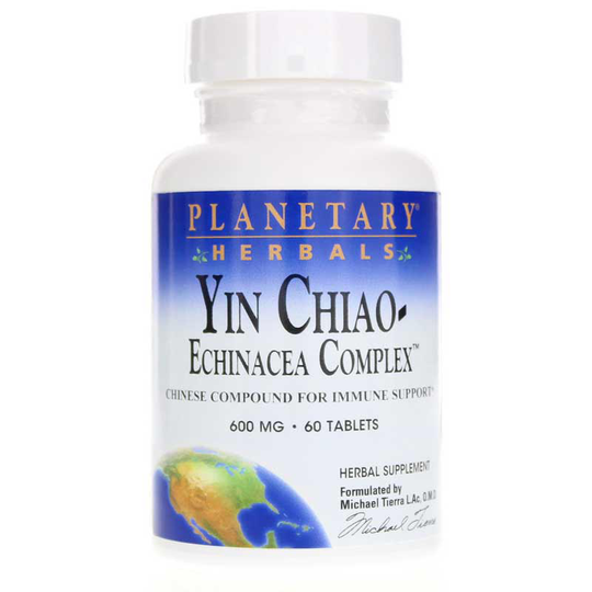 Planetary Herbals Yin Chiao-Echinacea Complex 60 Tablets