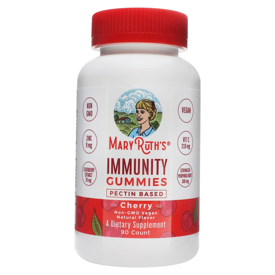 MaryRuth Organics - Immunity Pectin Based Gummies Cherry - 90 Gummies