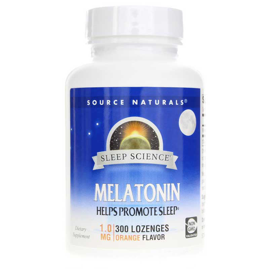Source Naturals Sleep Science Melatonin 1 Mg Lozenges 300 Lozenges