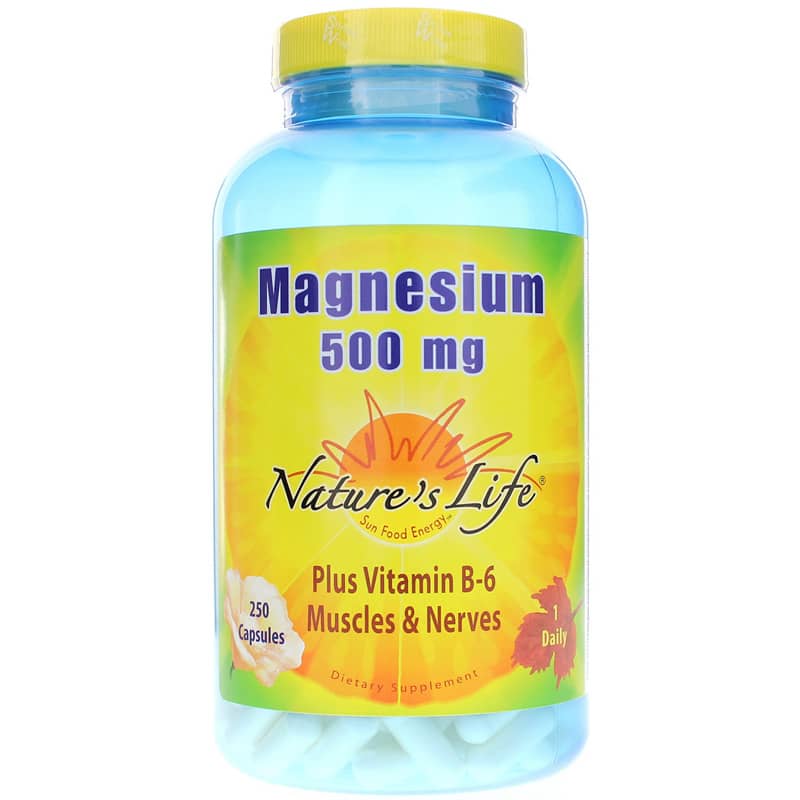 Natures Life Magnesium 500 Mg 250 Capsules