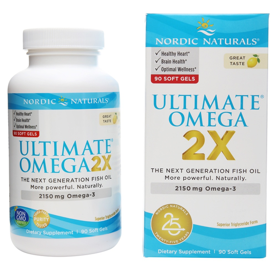 Nordic Naturals - Ultimate Omega 2X Lemon 2150 mg. - 90 Softgels