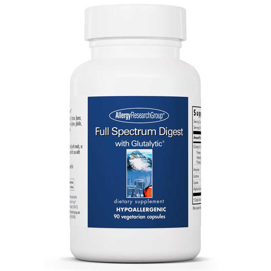 Allergy Research Group Full Spectrum Digest with Glutalytic 90 Veg Capsules