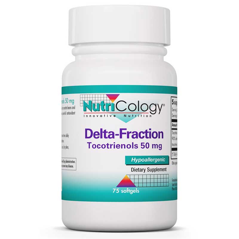 Nutricology Delta-Fraction Tocotrienols 50 Mg 75 Softgels