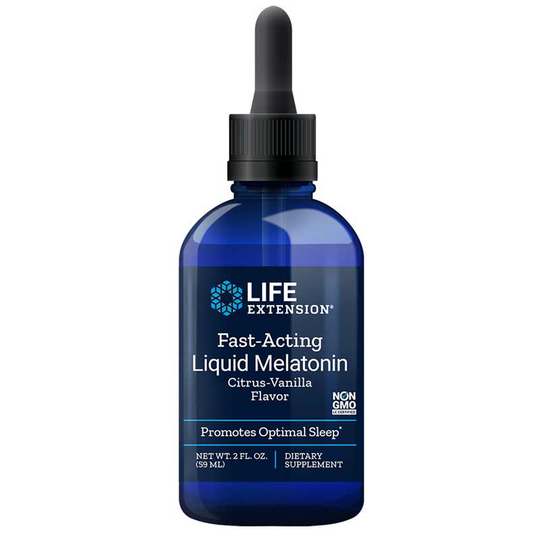 Life Extension Fast-Acting Liquid Melatonin Citrus-Vanilla 2 Oz