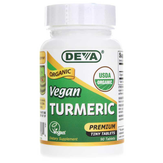 Deva Nutrition Vegan Turmeric Organic 90 Tablets