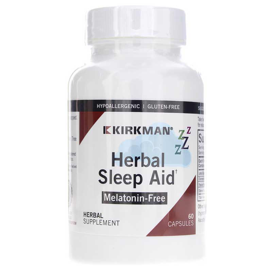 Kirkman Herbal Sleep Aid Melatonin-Free 60 Capsules