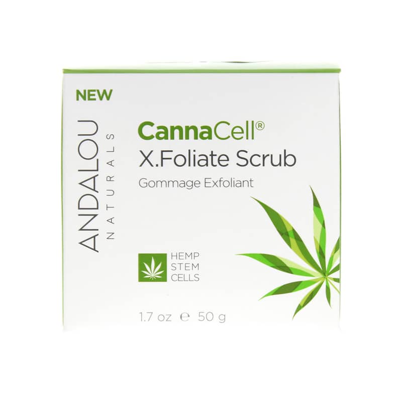 Andalou Naturals CannaCell X.Foliate Scrub 1.7 Oz