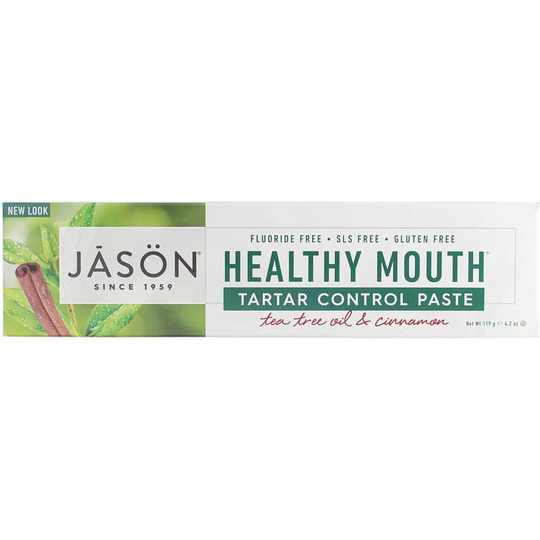 Jason Healthy Mouth Toothpaste Tea Tree & Cinnamon 4.2 Oz