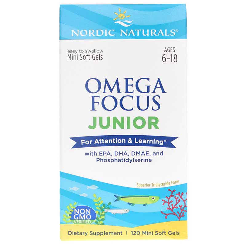 Nordic Naturals Omega Focus Junior 120 Softgels